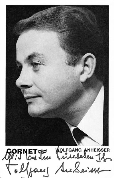 ANHEISSER, Wolfgang (Various Autographs)