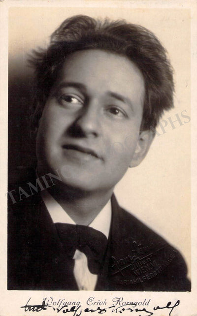 Korngold, Erich Wolfgang - Signed Photograph