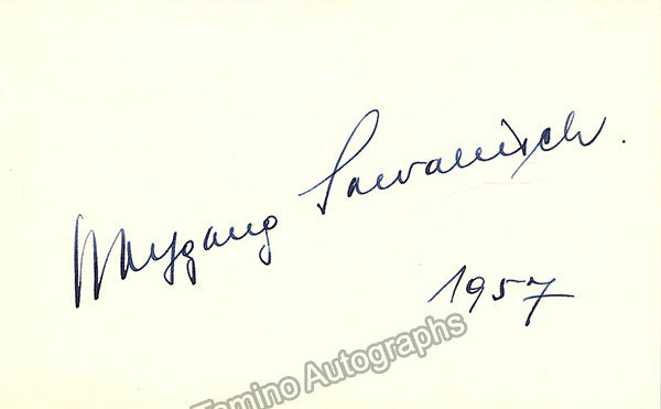 Sawallisch, Wolfgang - Signed Photograph + Signed Card