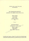 Schneiderhan, Wolfgang - Concert Program Salzburg 1959