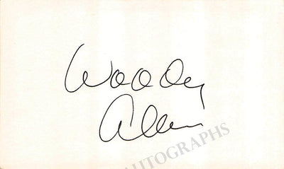 Allen, Woody - Signed Card