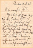 Scharwenka, Xaver - Autograph Letter Signed 1906 & Music Quote 1892