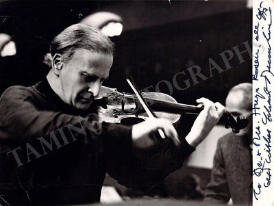 Menuhin, Yehudi - Various Autographs