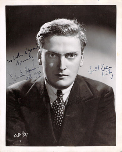 Signed Photo (Salt Lake City 1937)