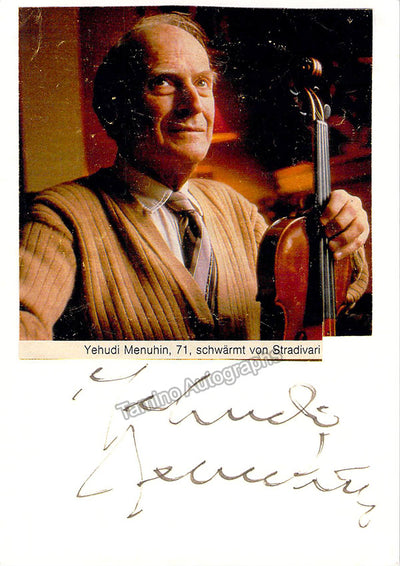 Yehudi Menuhin (II)