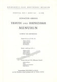 Menuhin, Yehudi - Menuhin, Hephzibah - Signed Program Munich 1965