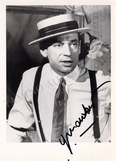 Montand, Yves - Various Autographs