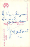 Montand, Yves - Signed Photograph