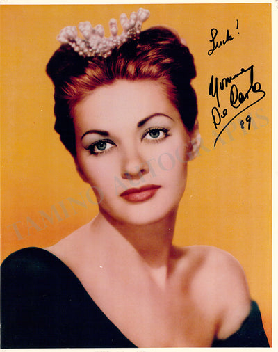 De Carlo, Yvonne - Signed Photograph 1989