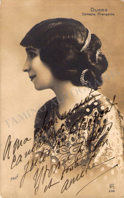 Ducos, Yvonne - Signed Photograph