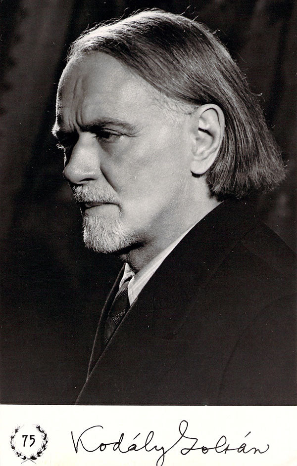 Zoltan Kodaly Autograph Signed Photo & Music Quote – Tamino