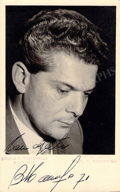 Tomaselli, Bruno - Set of 5 Signed Photographs