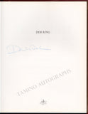 Lewin, Michael - Book "Der Ring - Bayreuthn 1988-1992" Signed by Daniel Barenboim