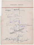 The Instruments of the Orchestra - Booklet signed by +25 famous conductors