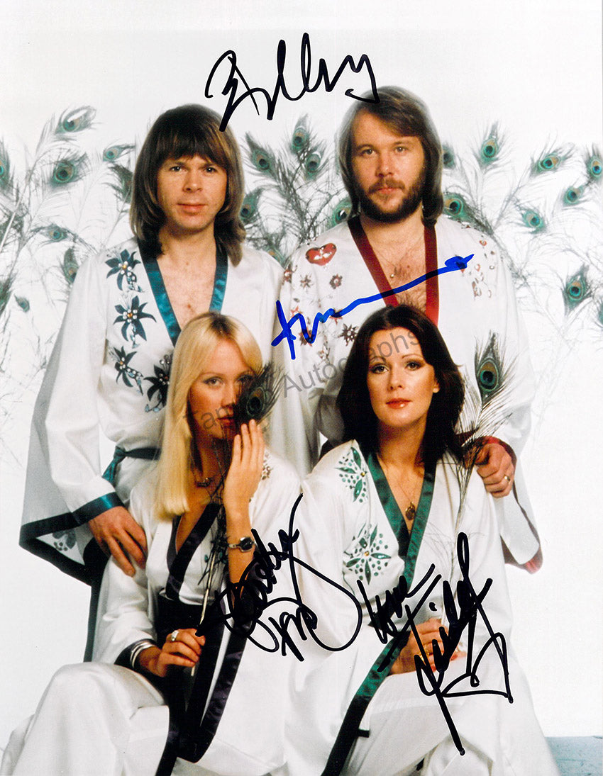 ABBA - Photograph Signed by All 4