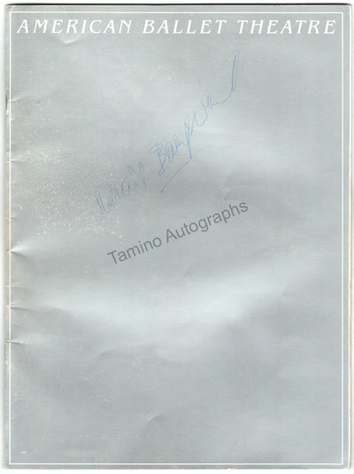 Baryshnikov, Mikhail & Others - Signed Program American Ballet 1983