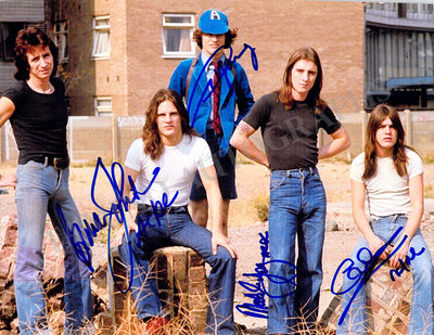 AC/DC - Photograph Signed by Four Members