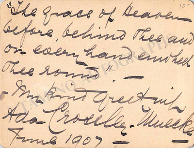 Cary, Annie Louise - Autograph Note Signed + Photo