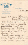 Forrest, Ada - Autograph Letter Signed 1920