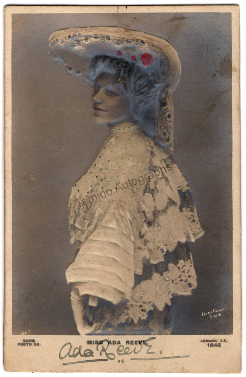 Ada Rafiue Ada Reeve Autograph