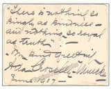Crossley-Mueck, Ada - Autograph Letter Signed 1907