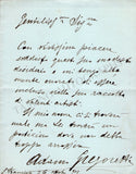Gregoretti, Adamo - Set of 2 Signed Photographs & 1 Autograph Note