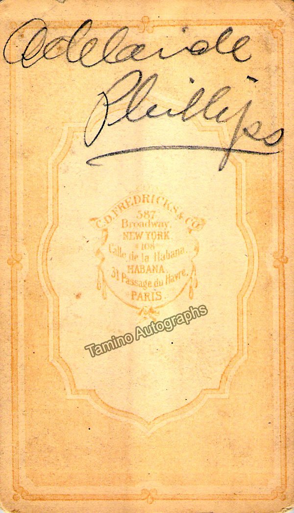 Phillipps, Adelaide - Unsigned CDV - Tamino