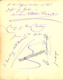 Patti, Adelina - Nicolini, Ernesto - Double-signed Album Page 1891 and Bauermeister, Mathilde - Signed Album Page 1896