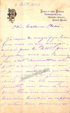Patti, Adelina - Nicolini, Ernesto - Set of 2 Autograph Letters Signed 1883