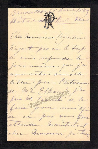 Patti, Adelina - Autograph Letter Signed
