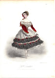 Paris Opera Ballet - Collection of 14 Vintage Colored Lithographs 1850s