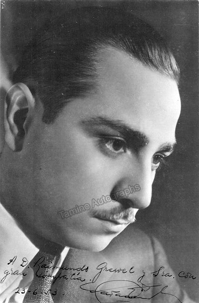 Caracciolo, Adolfo - Signed Photograph 1953