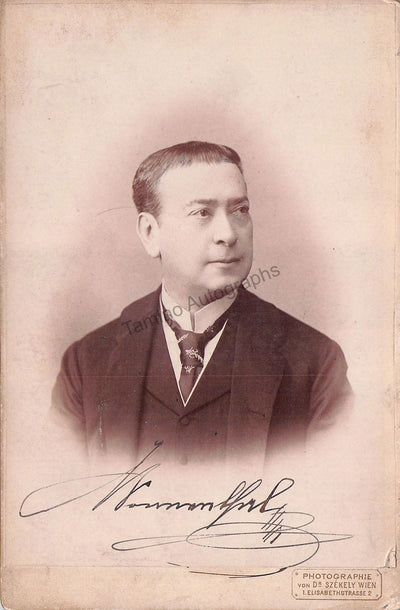 Sonnenthal, Adolf von - Signed Cabinet Photograph