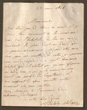 Adam, Adolphe - Autograph Letter Signed 1836 & Photograph