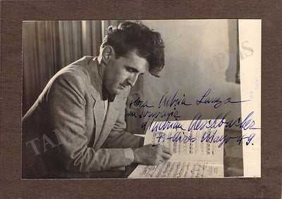 Aeschbacher, Adrian - Signed Photograph 1949