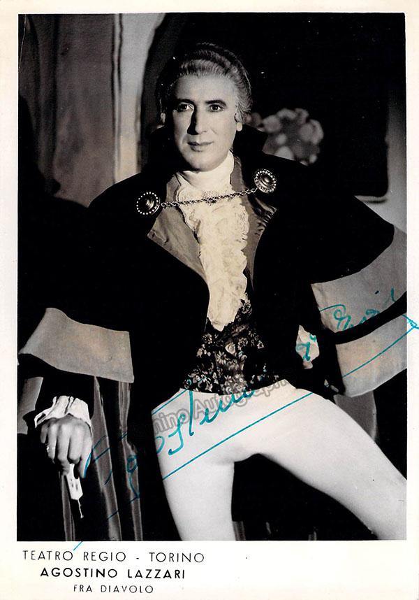 LAZZARI, Agostino (Various Autographs) Tamino Autographs