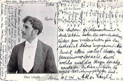 Laszlo, Akos - Autograph Note Signed