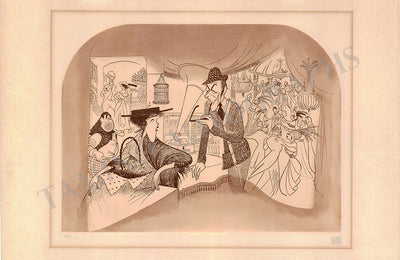Hirschfeld, Al - Original My Fair Lady Etching Signed
