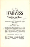 Hovhaness, Alan - Signed Mini Score