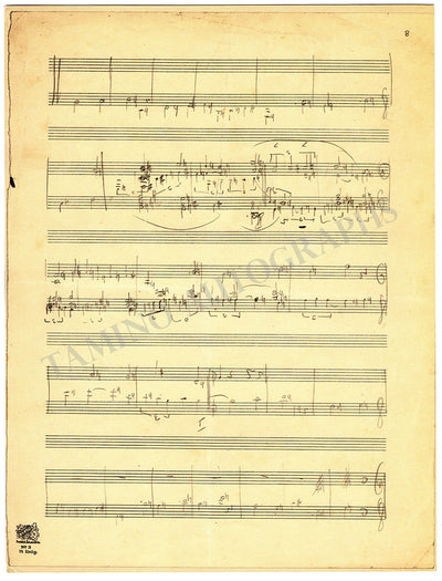 Berg, Alban - Symphonic Fragments Facsimile Edition