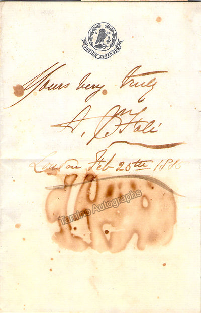 Foley, Allan James - Signed Page