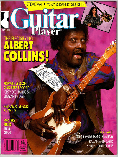 Collins, Albert  - Signed Magazine