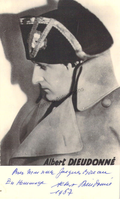 Dieudonne, Albert - Signed Photograph 1967