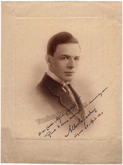 Spalding, Albert - Large Signed Photograph 1913