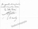 Vizentini, Albert - Lot of 3 Autograph Letters Signed