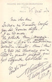 Vizentini, Albert - Set of 2 Autograph Letters Signed
