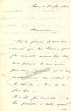 Grisar, Albert - Autograph Letter Signed 1850