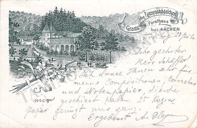 Glazunov, Alexander - Autograph Note Signed 1897
