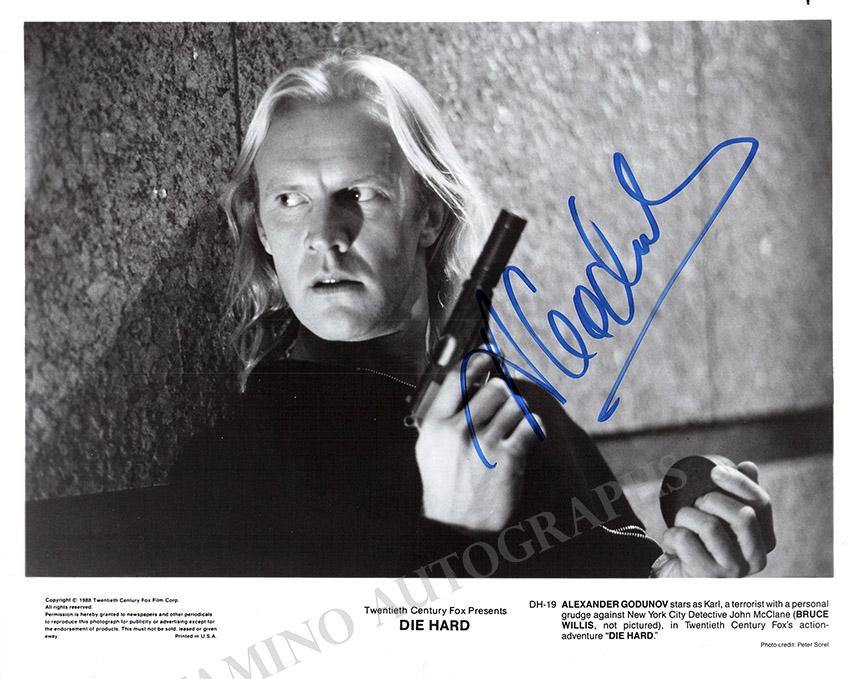 Godunov, Alexander - Signed Photograph in "Die Hard"
