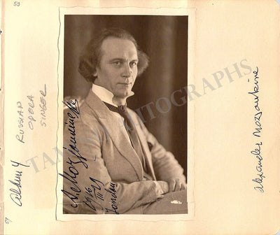 Mosjoukine, Alexander - Signed Photograph